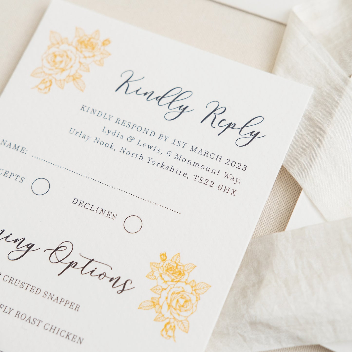 RSVP Card