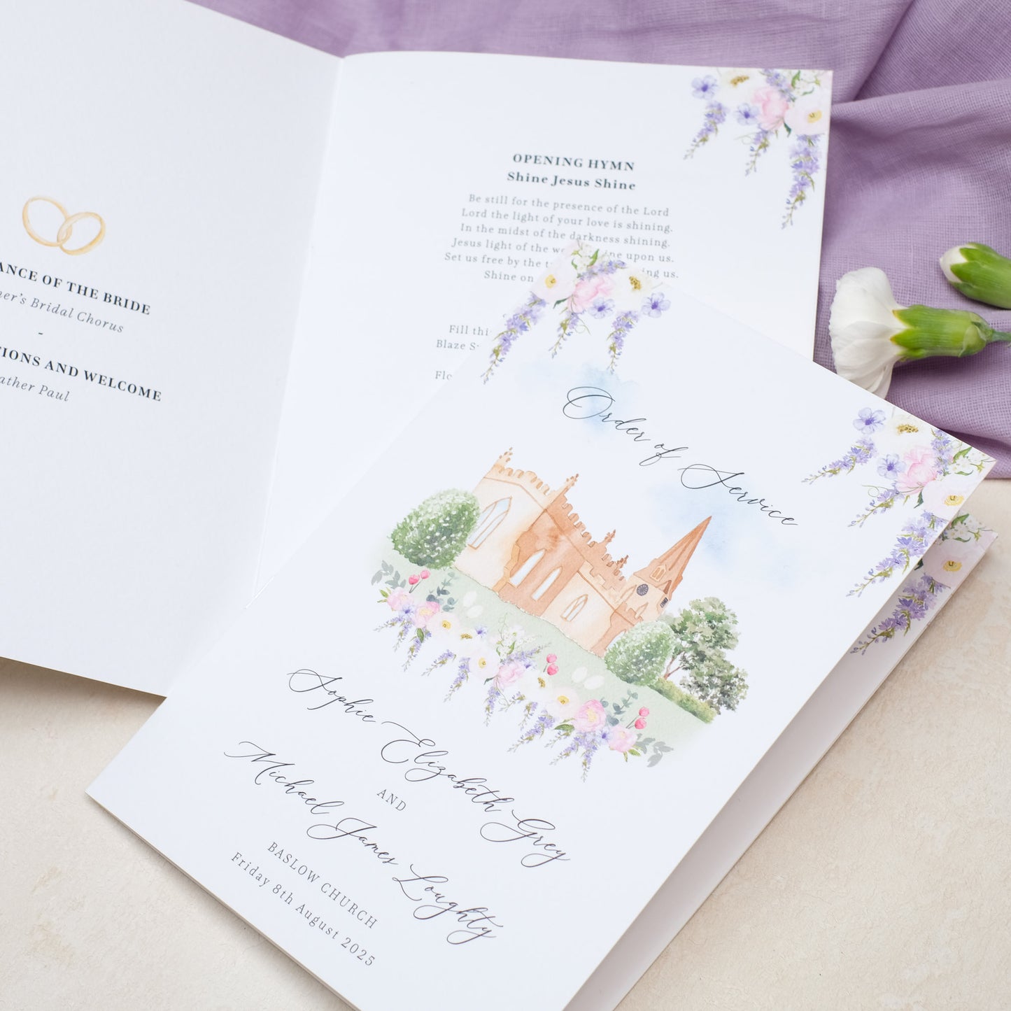 Wildflower Order of Service Booklet