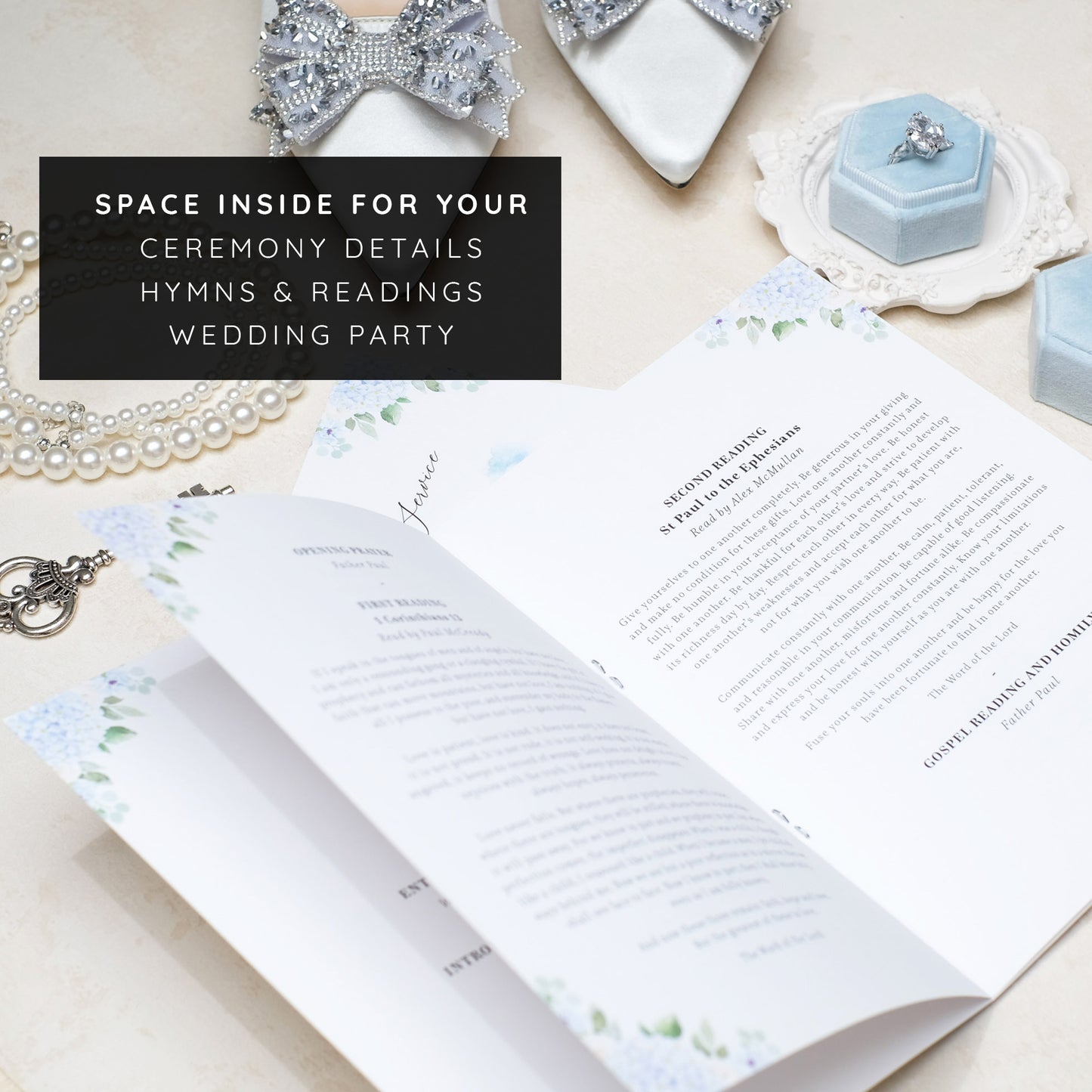 Wildflower Order of Service Booklet
