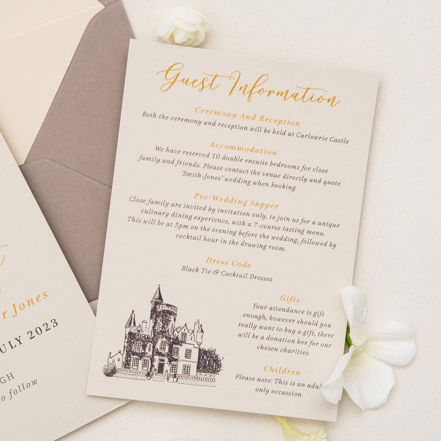 Guest Information Card