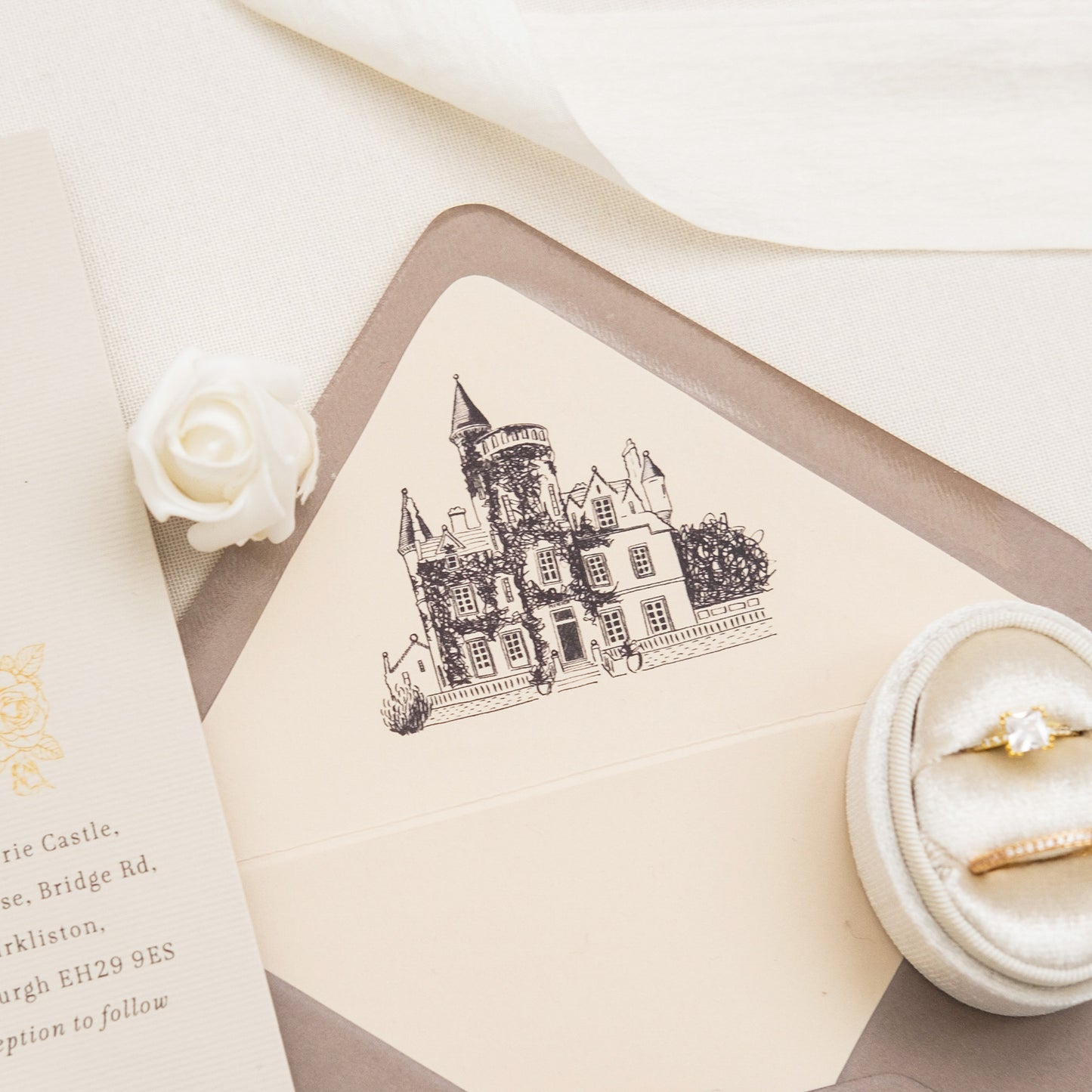 Venue Illustration Envelope Liner