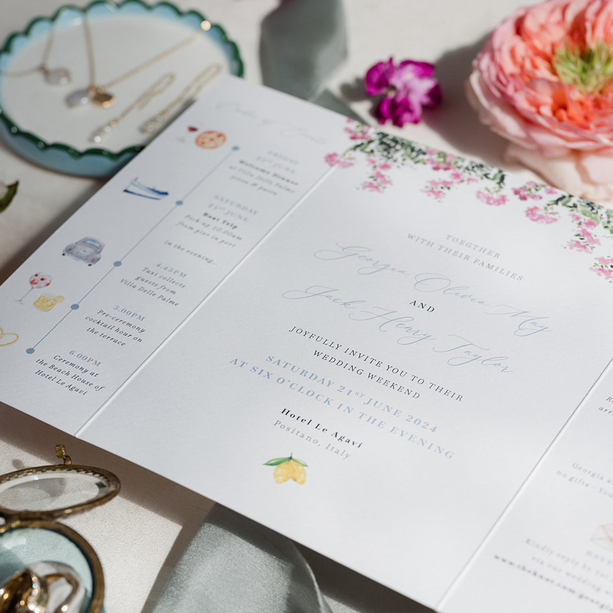 Positano Wedding Invitation