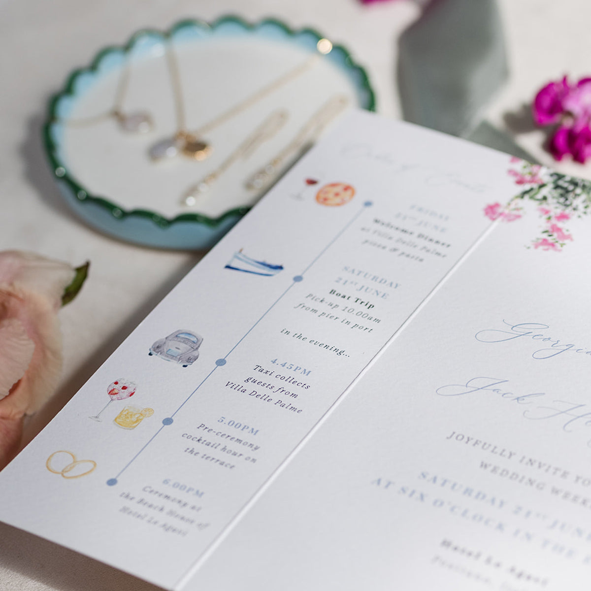Positano Wedding Invitation