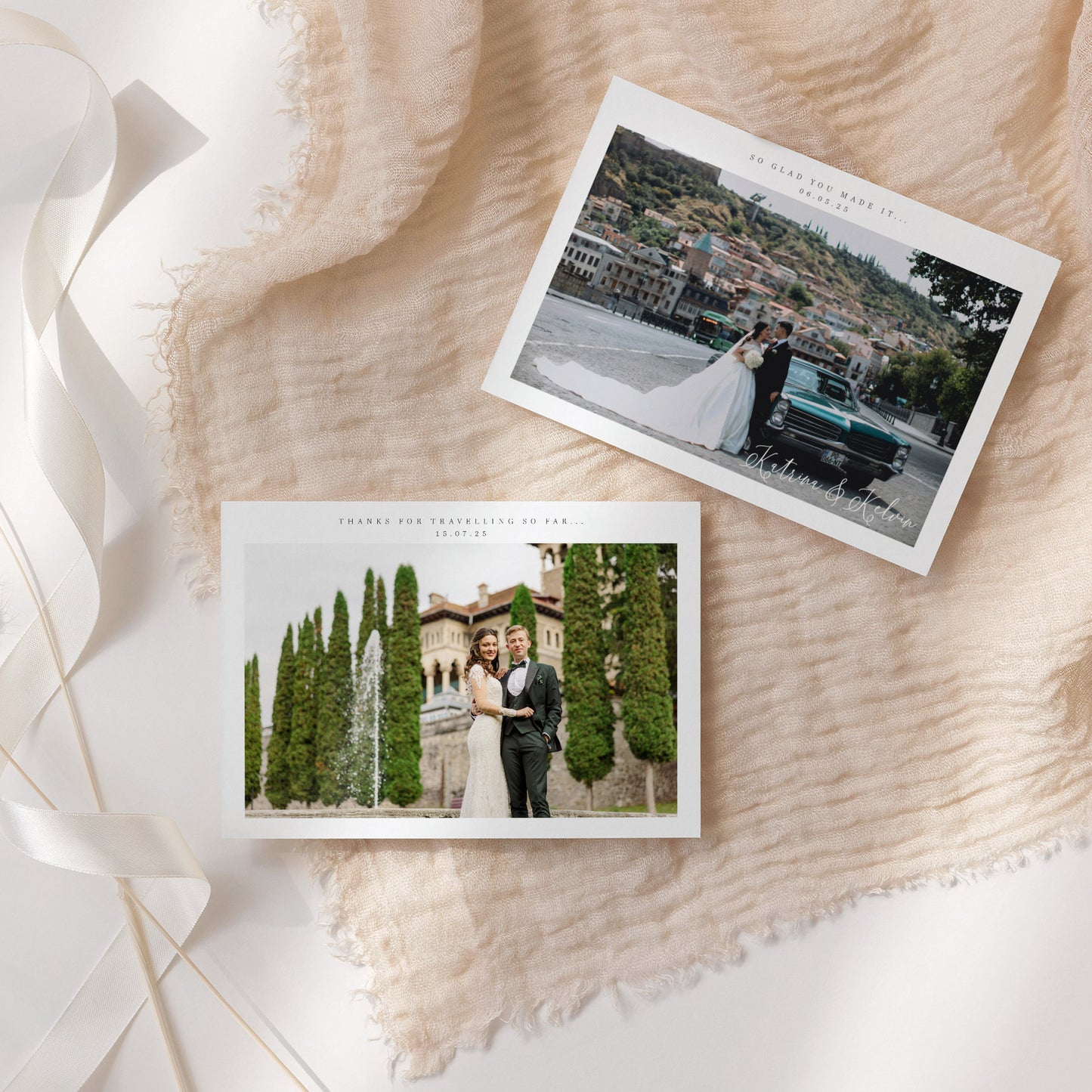 Wedding Thank You Card Postcard