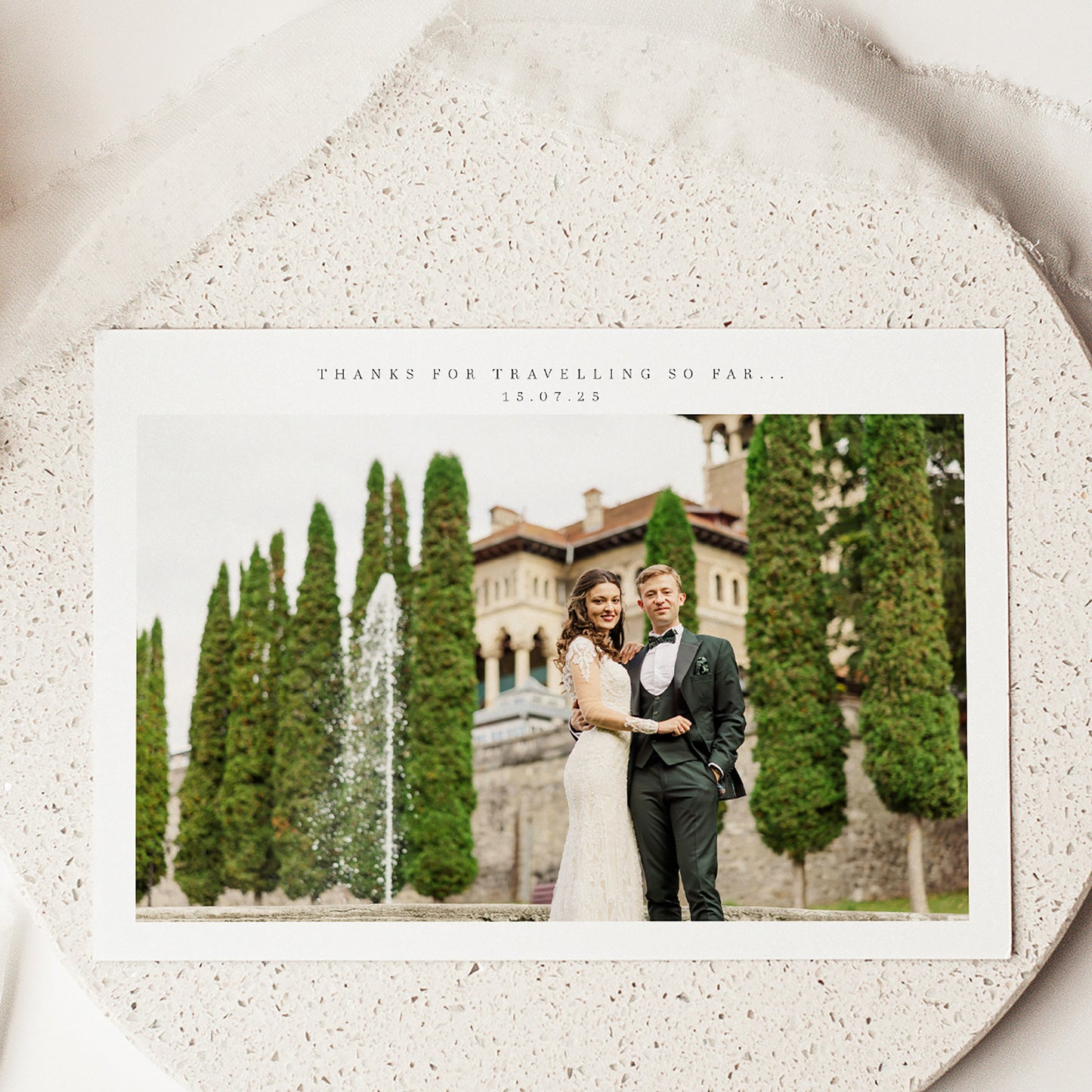 Wedding Thank You Card Postcard