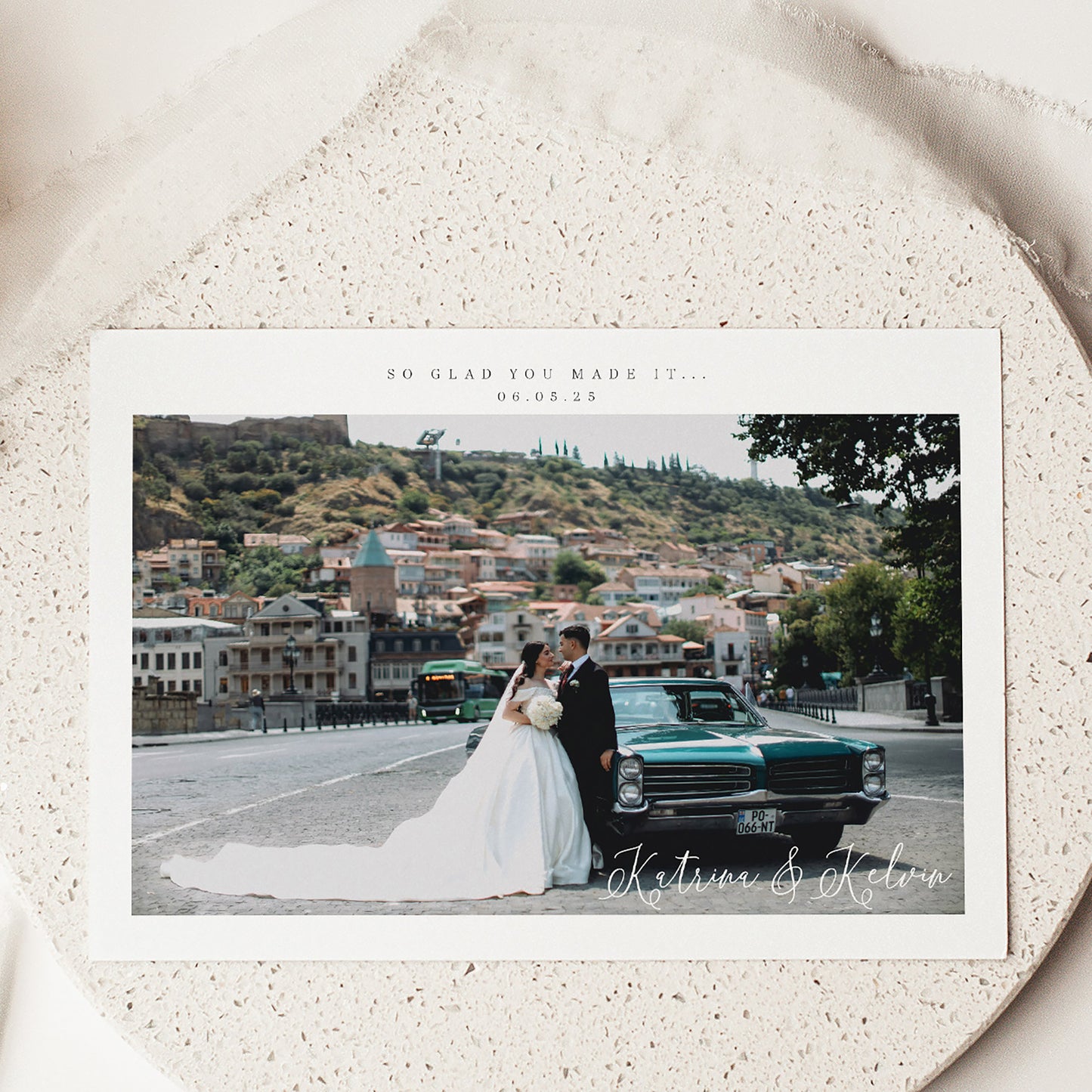 Wedding Thank You Card Postcard