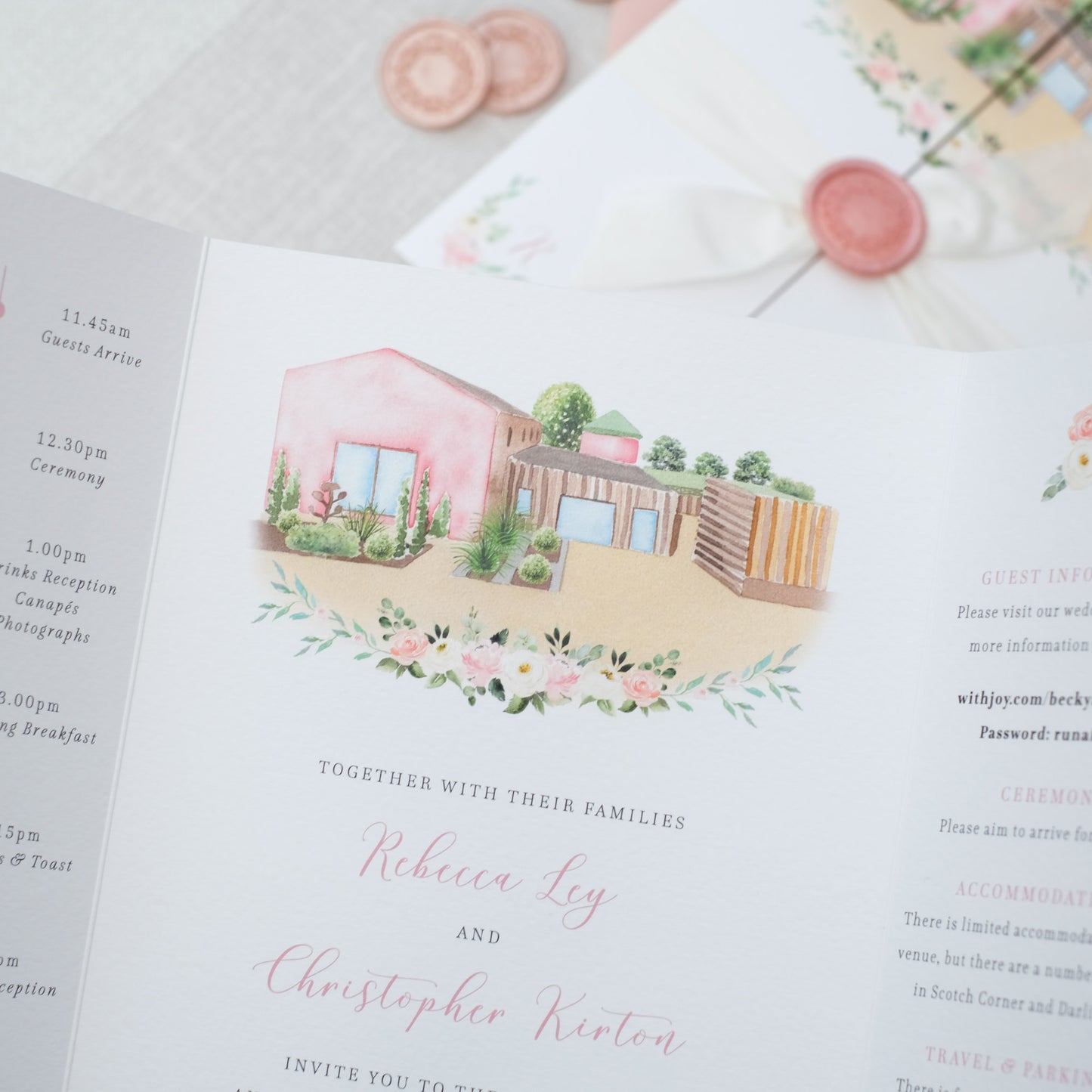 Runa Farm Wedding Invitation