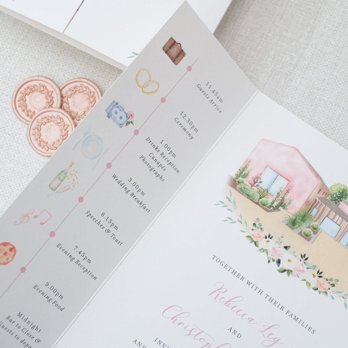 Runa Farm Wedding Invitation