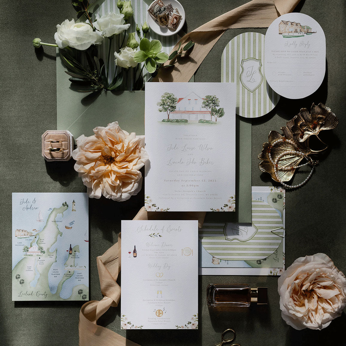 Savannah | Coastal Wedding Invitation Set