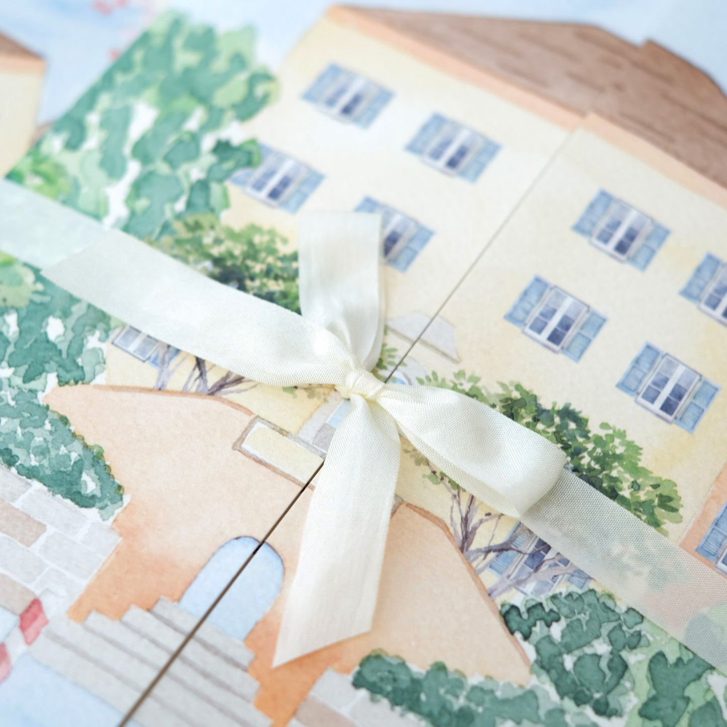 Lake Como Villa Regina Teodolinda Invitation