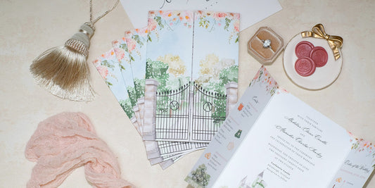 CARLOWRIE CASTLE WEDDING INVITATIONS