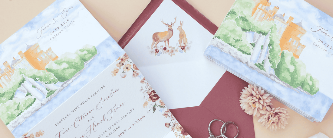 Culzean Castle Wedding Invitations