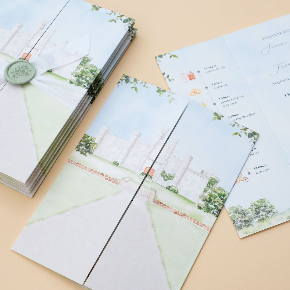 Hensol Castle Wedding Invitations
