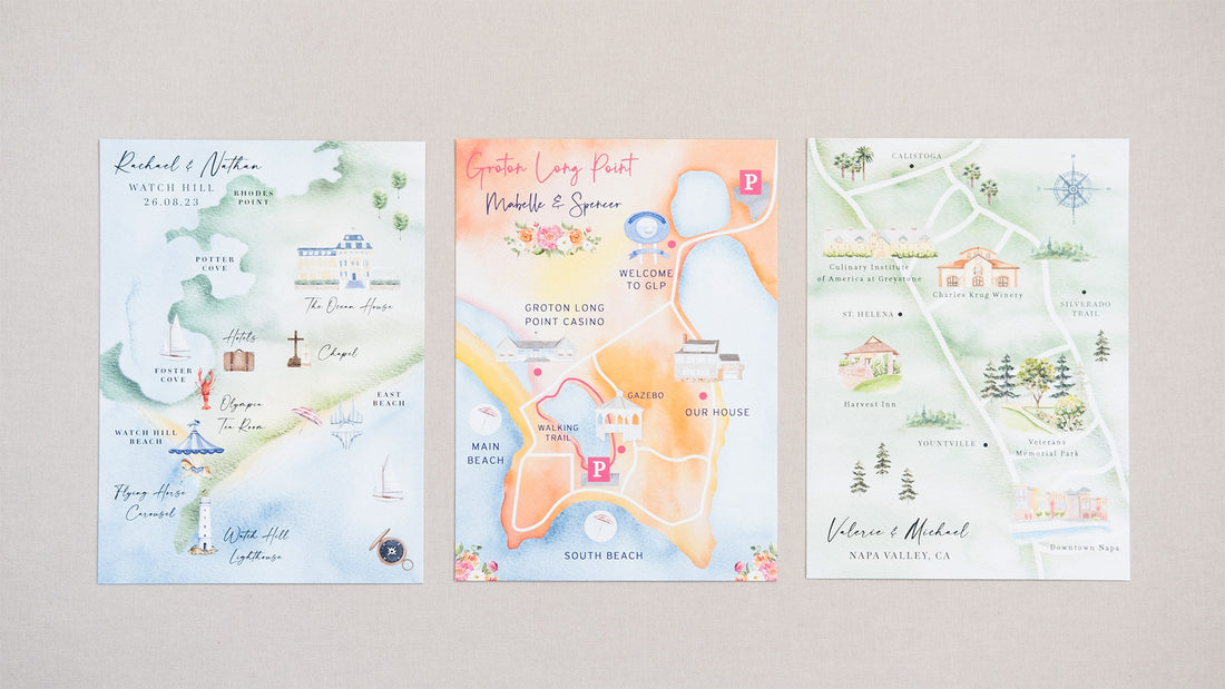How to Make a Map for a Wedding Invitation