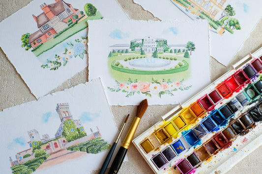 Wedding Venue Illustrations and How to Use Them