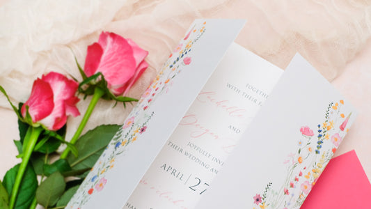 Folded Wedding Invitations: Unique, Custom Stationery