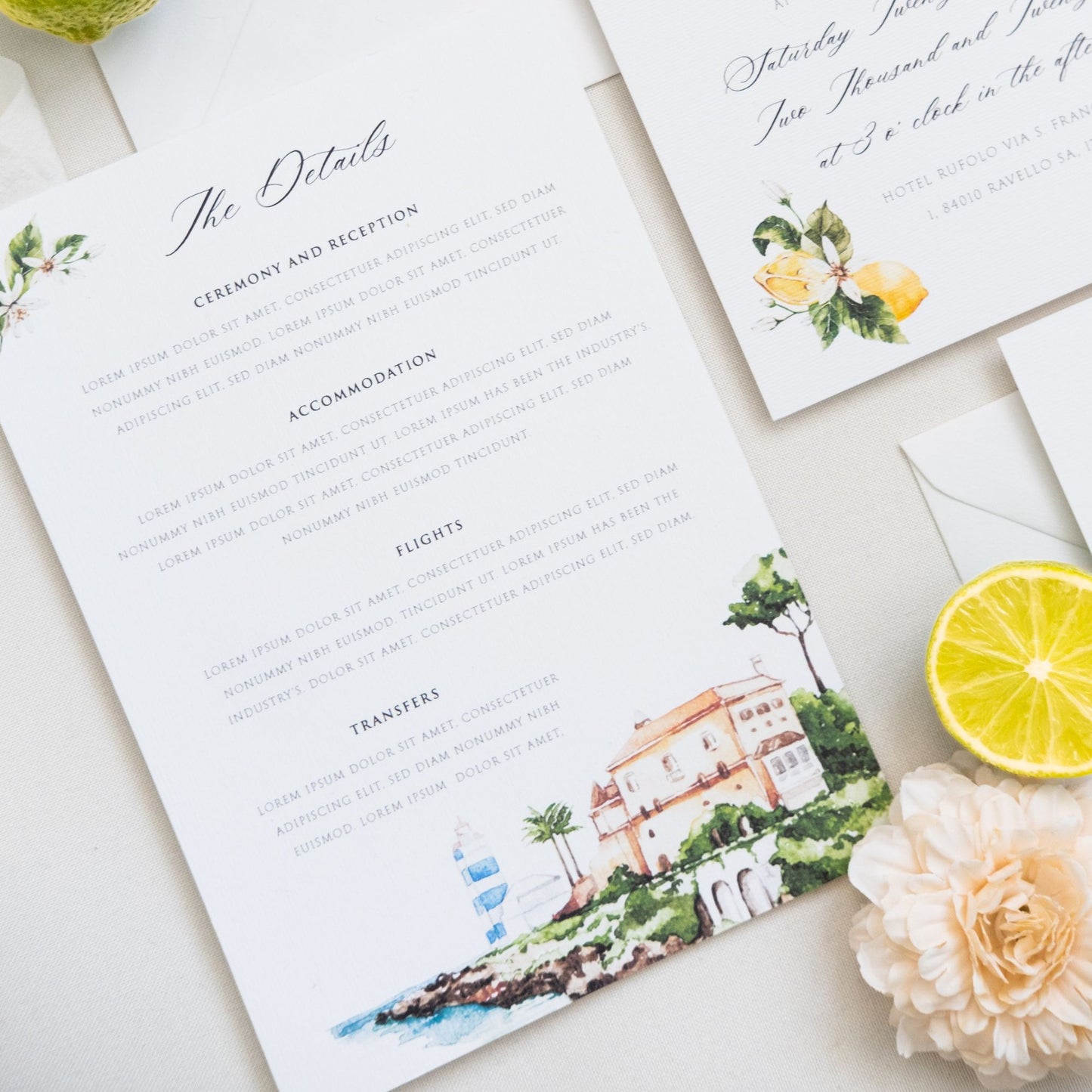 Mediterranean Lemons | Wedding Essentials