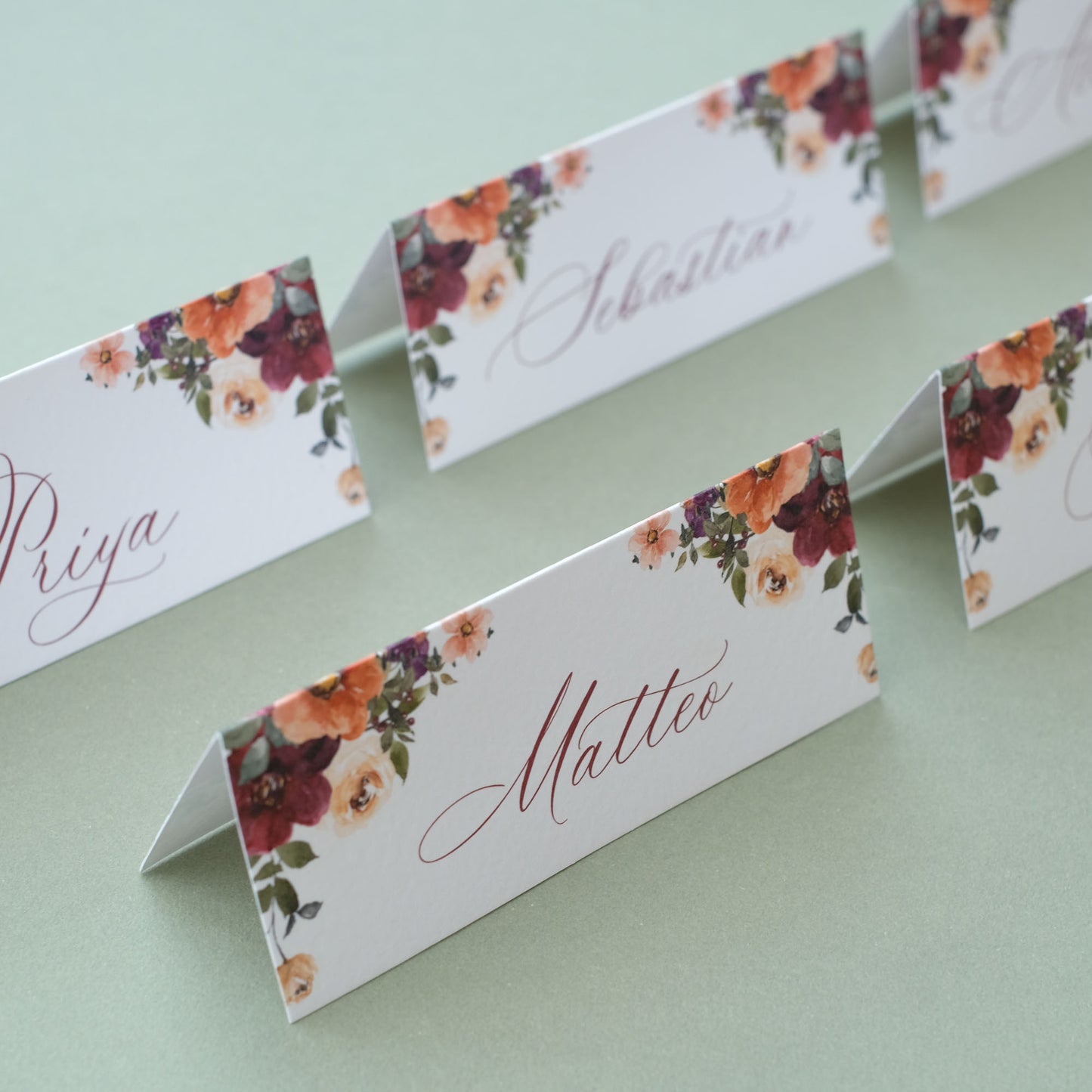Aurelia | Autumn Wedding Place Cards