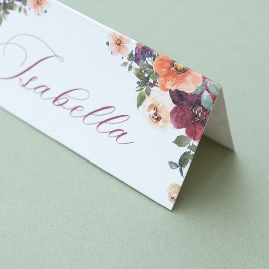 Aurelia | Autumn Wedding Place Cards