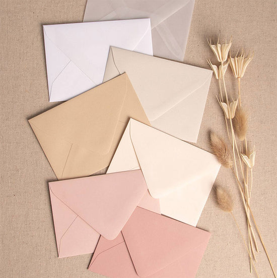 envelope colours for wedding invitations