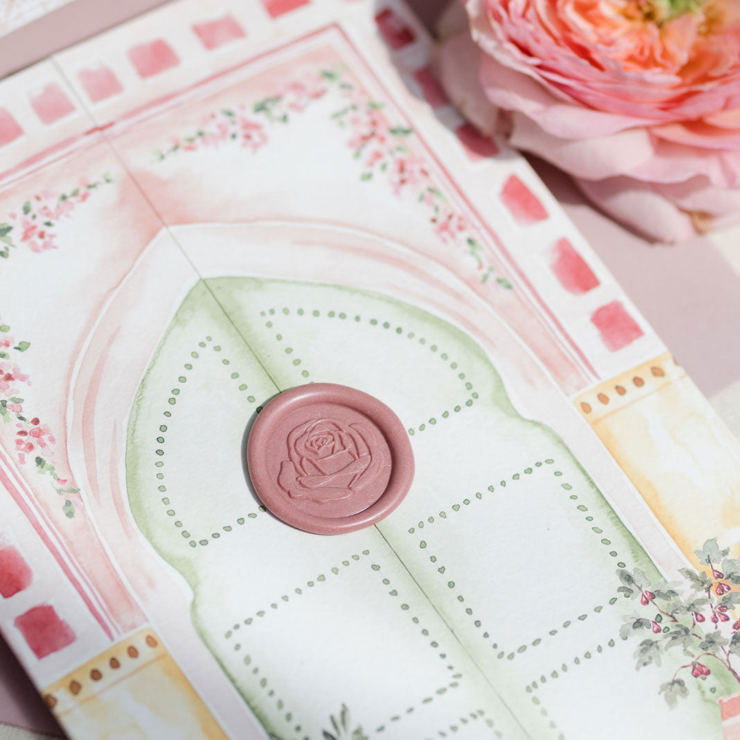 Folded Moroccan Wedding Invitation
