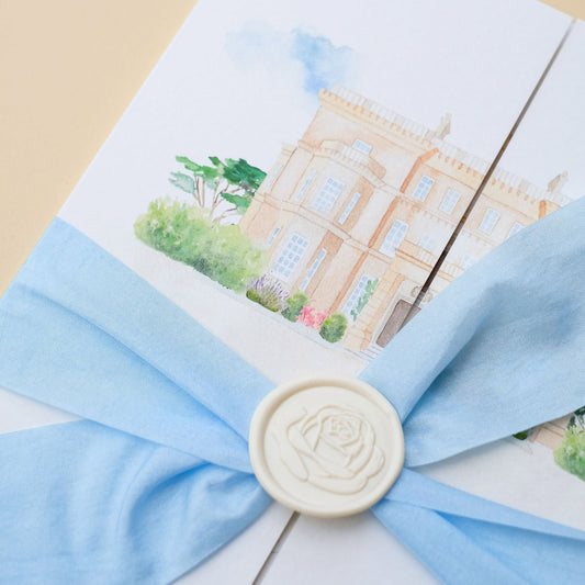 Hedsor House wedding invitations, Buckinghamshire
