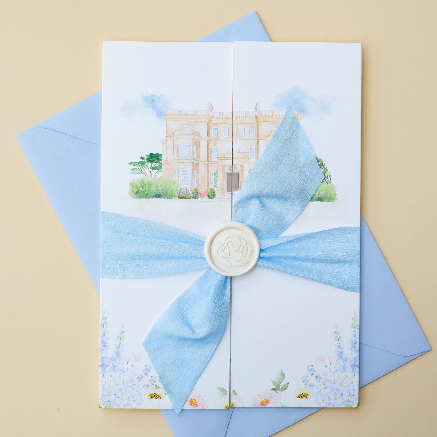Hedsor House wedding invitations, Buckinghamshire