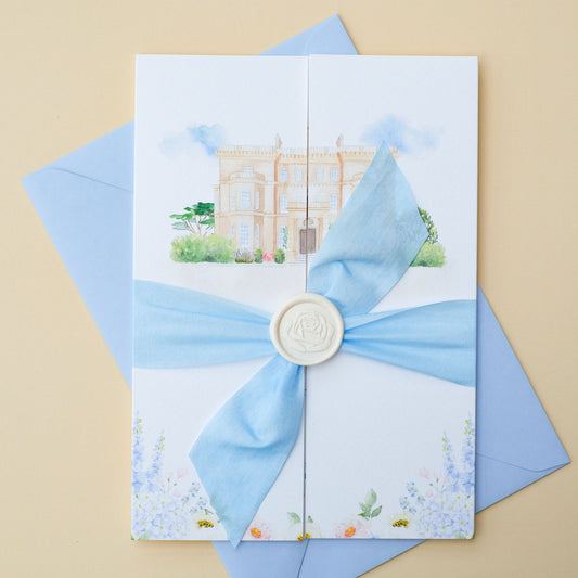 Hedsor House wedding invitations, Buckinghamshire