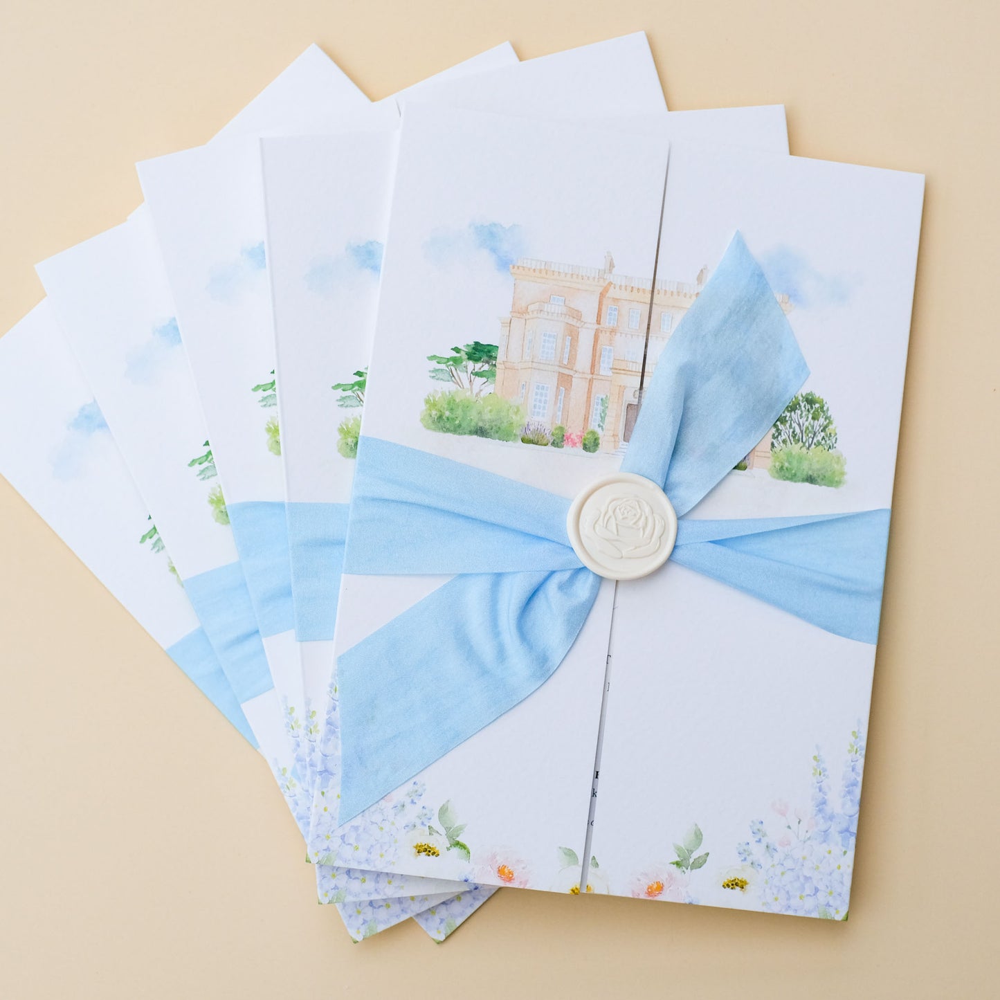 Hedsor House wedding invitations, Buckinghamshire