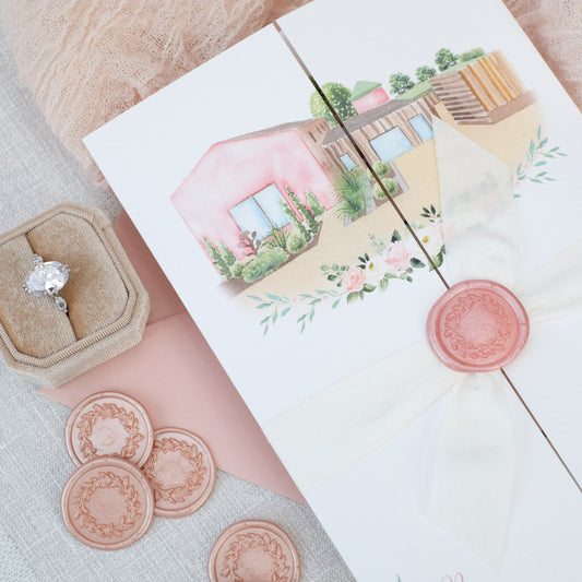 Runa Farm Wedding Invitation