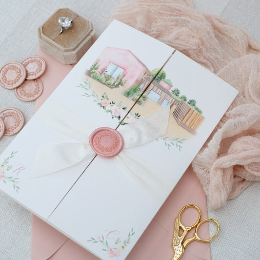 Runa Farm Wedding Invitation