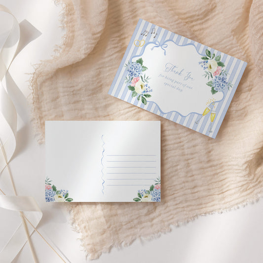 Floral Thank You Card Postcard