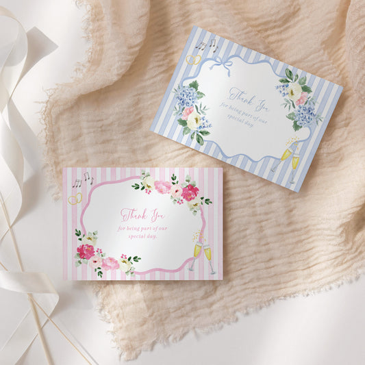 Floral Thank You Card Postcard