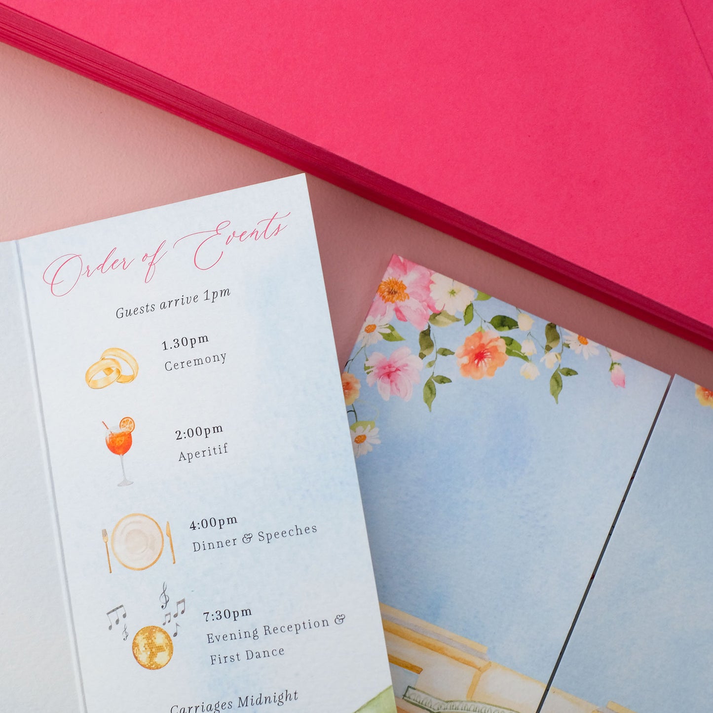 villa antiche mura wedding invitation, Sorrento