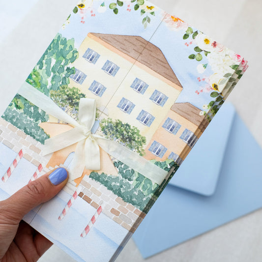 Lake Como Villa Regina Teodolinda Invitation