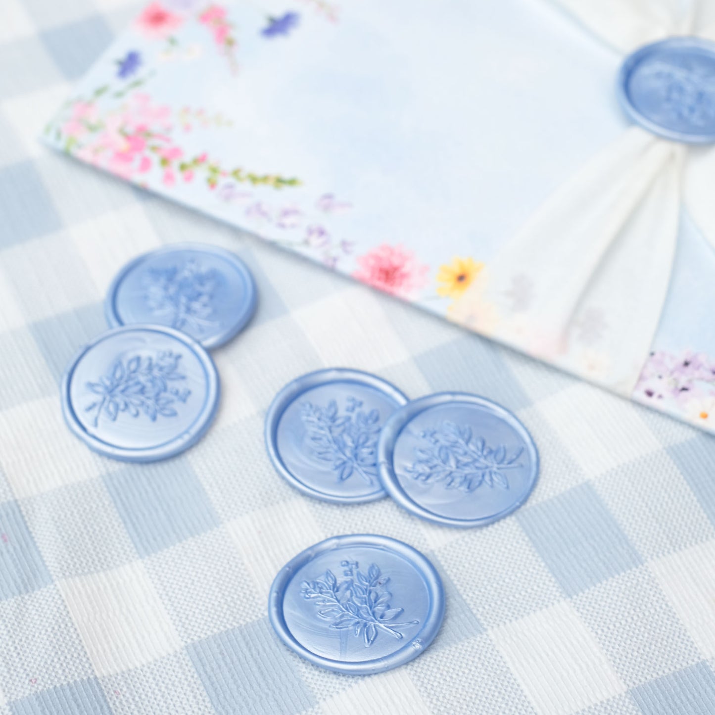 blue wax seals