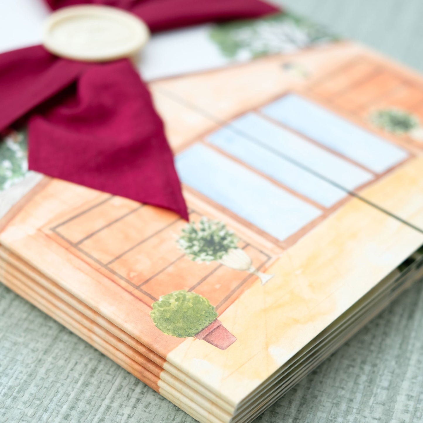 Custom barn wedding invitations - Will Marsh barn
