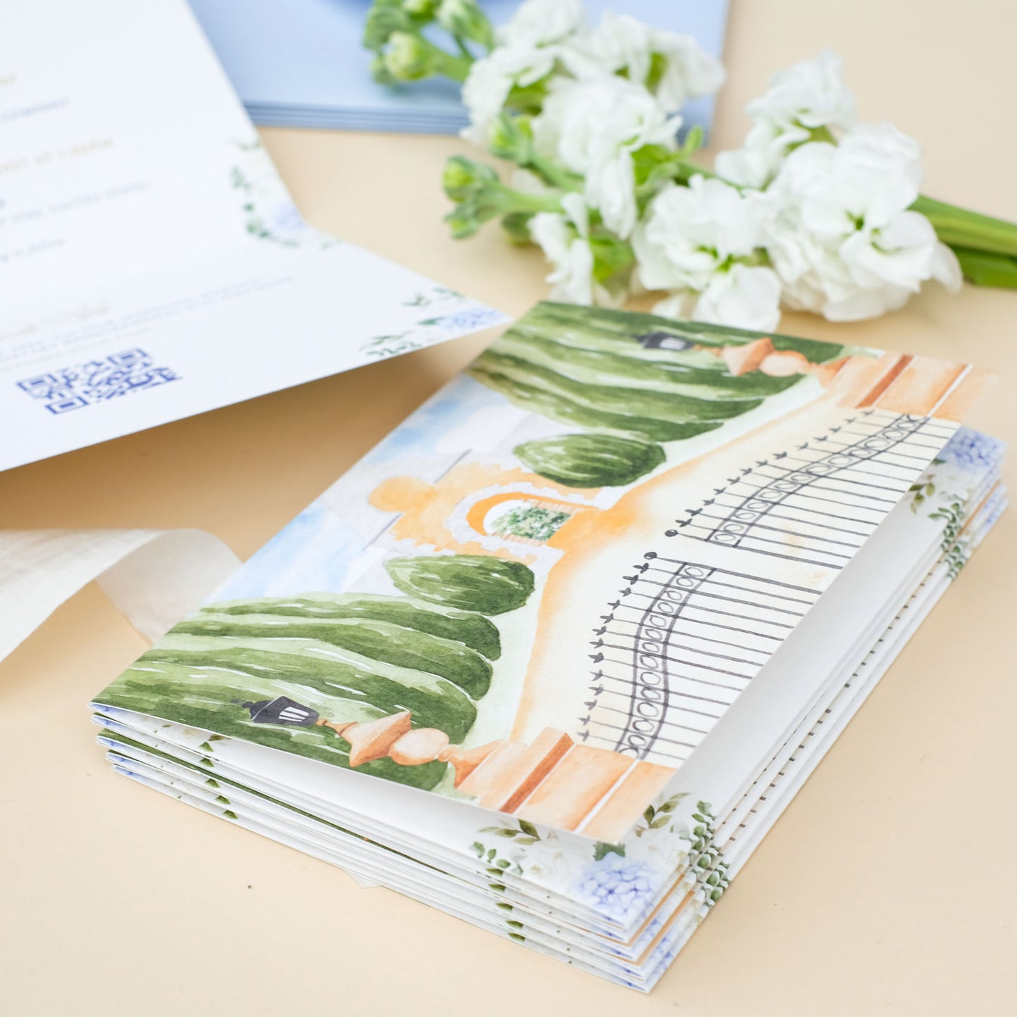 Culzean Castle Concertina Wedding Invitations (Copy)