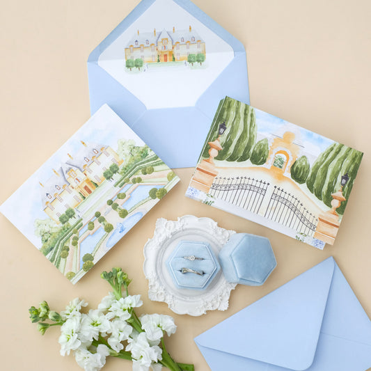 Culzean Castle Concertina Wedding Invitations (Copy)