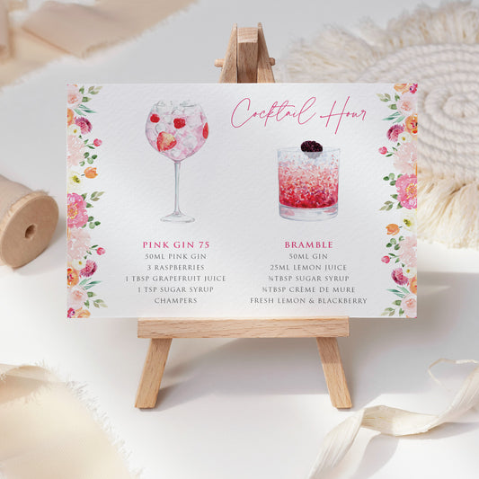 Signature Cocktail Sign